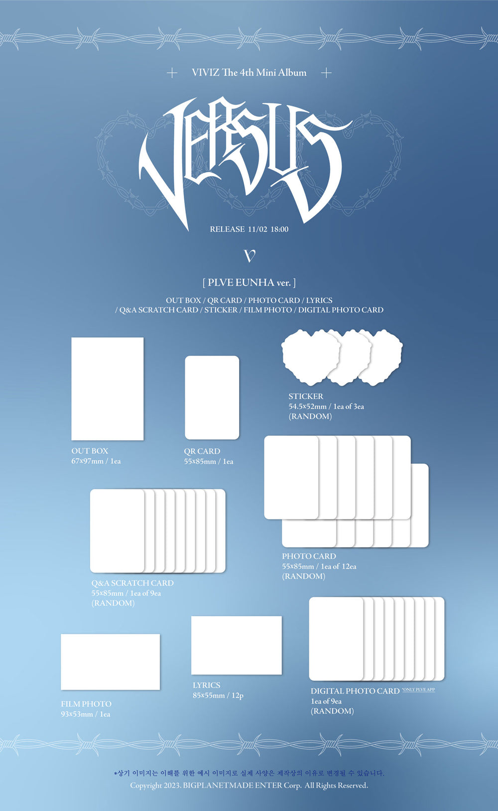 VIVIZ - VERSUS / 4th Mini Album (PLVE) detail 3