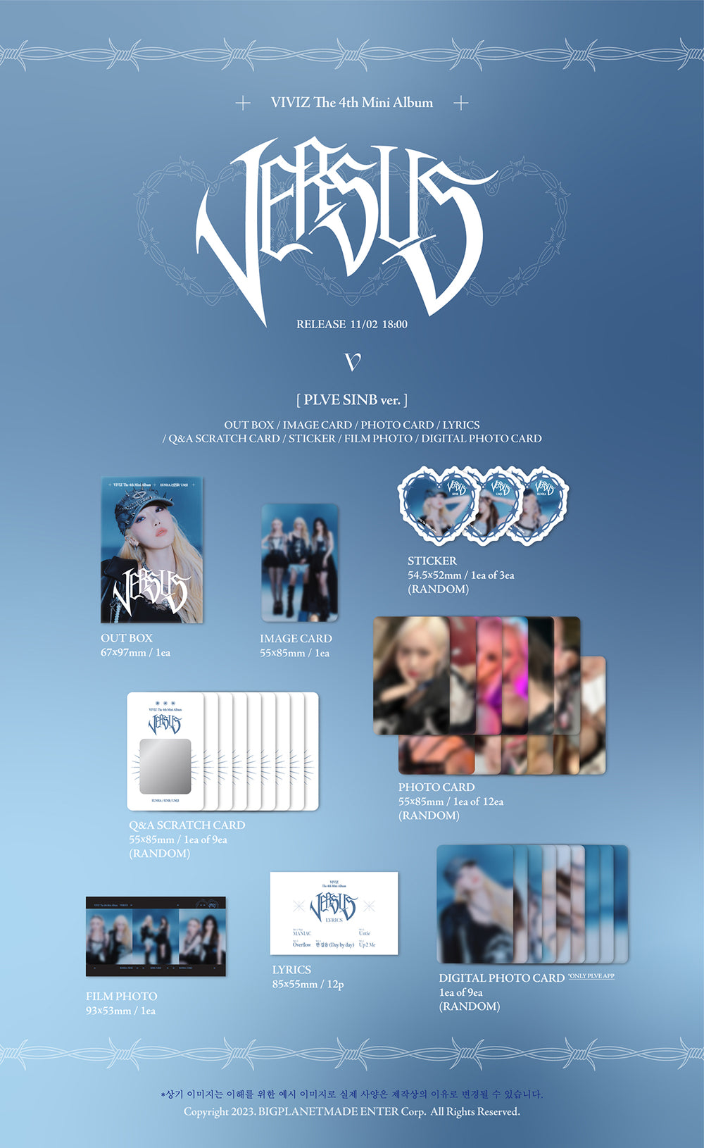 VIVIZ - VERSUS / 4th Mini Album (PLVE) detail 4