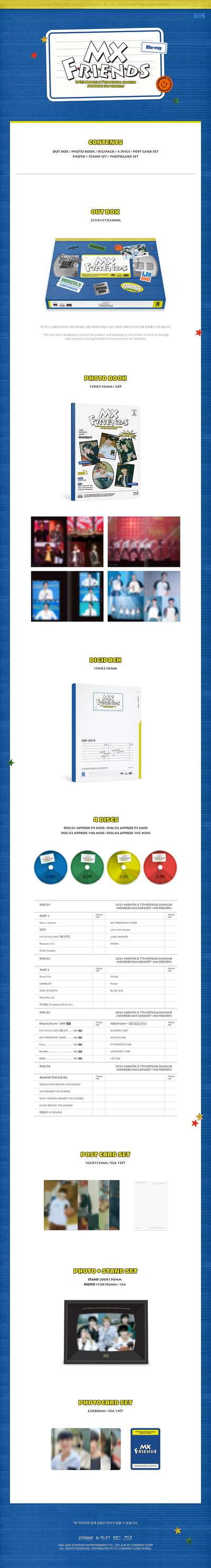 MONSTA X - 2023 MONSTA X 7TH OFFICIAL FANCLUB MONBEBE FAN-CONCERT Blu-ray