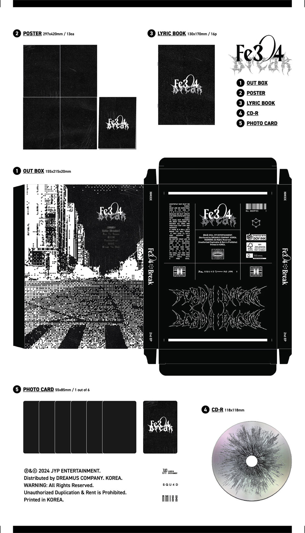 NMIXX - Fe3O4: BREAK / 2nd EP Album (Poster Ver.) detail 3