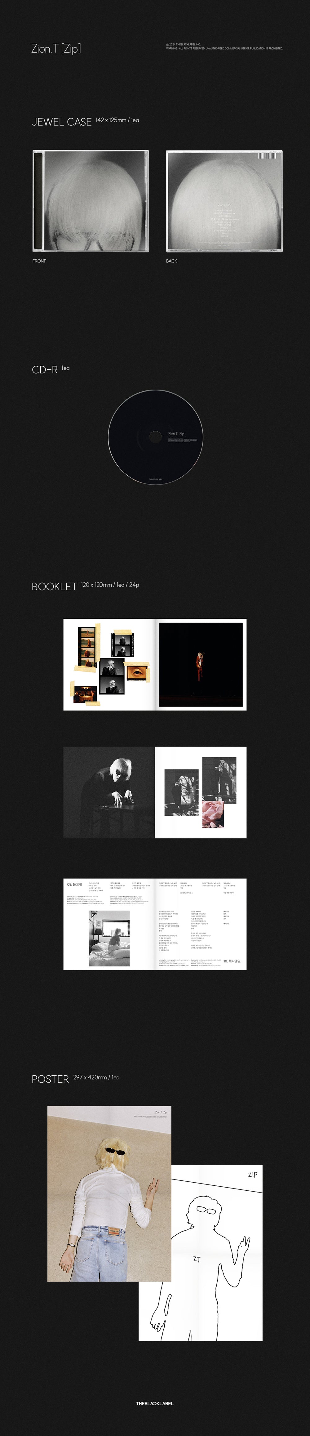 Zion.T - Zip / 3rd Album Full Album detail 3