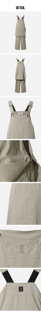 DOD DOD Kona Utility Overall Pants Women (Ivory Dark)