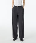 MUSINSA STANDARD WOMAN MUSINSA STANDARD WOMAN Slacks Waist Bandless [Gray]