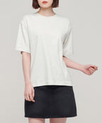MUSINSA STANDARD WOMAN MUSINSA STANDARD WOMAN T-Shirt Relaxed Fit [Oatmeal]