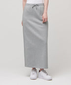 MUSINSA STANDARD WOMAN MUSINSA STANDARD WOMAN Sweat Maxi Skirt Medium Gray