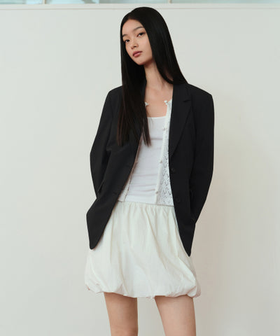 MUSINSA STANDARD WOMAN Women's Basic Blazer Black