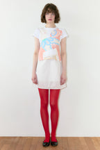 SINOON Big Pony Toy Puff T-Shirt (White)
