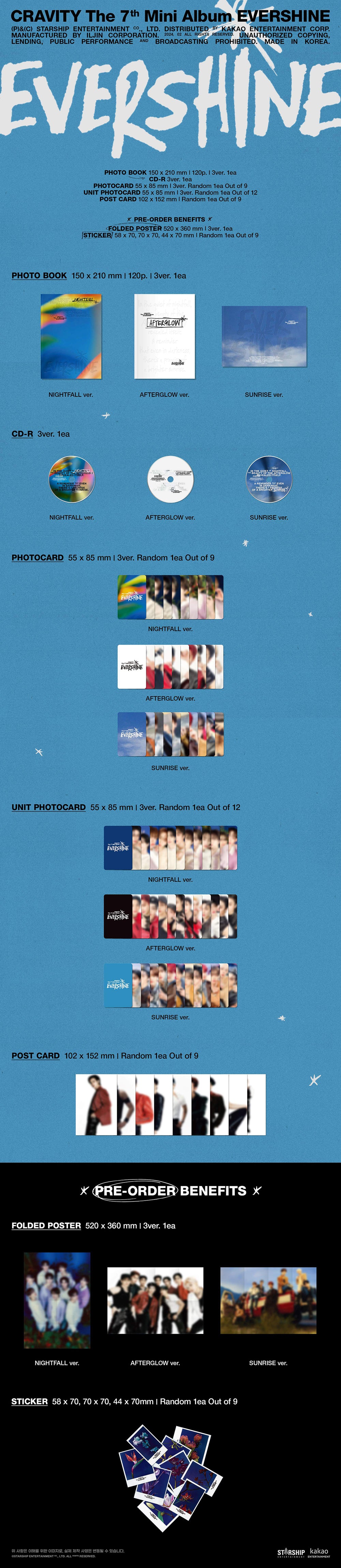 CRAVITY - EVERSHINE / 7th Mini Album detail 4