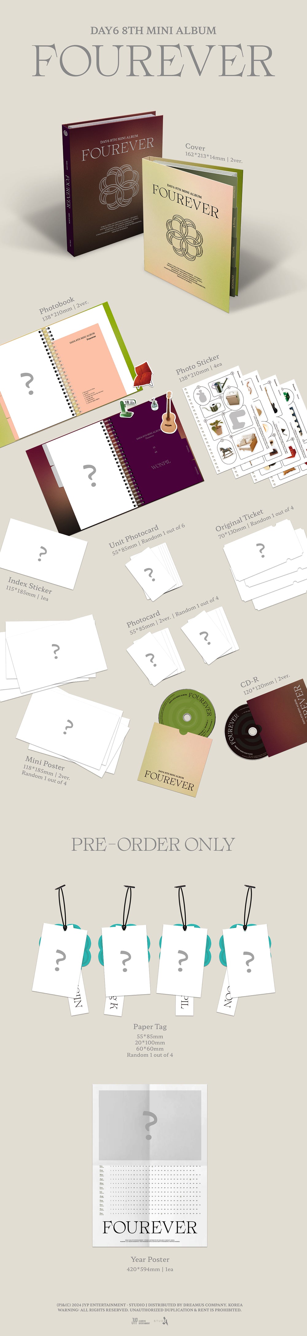 DAY6 - FOUREVER / 8th Mini Album detail 3