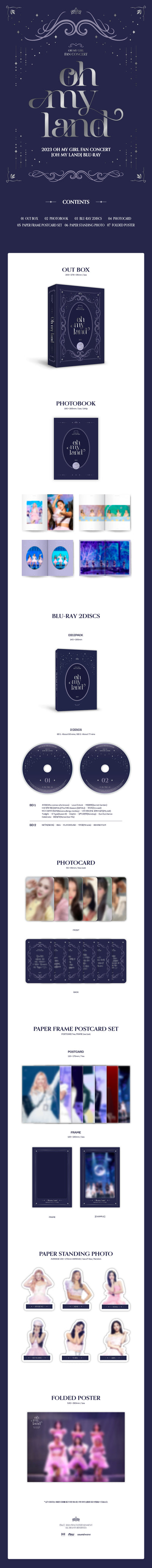 OH MY GIRL - 2023 FAN CONCERT [OH MY LAND] Blu-ray