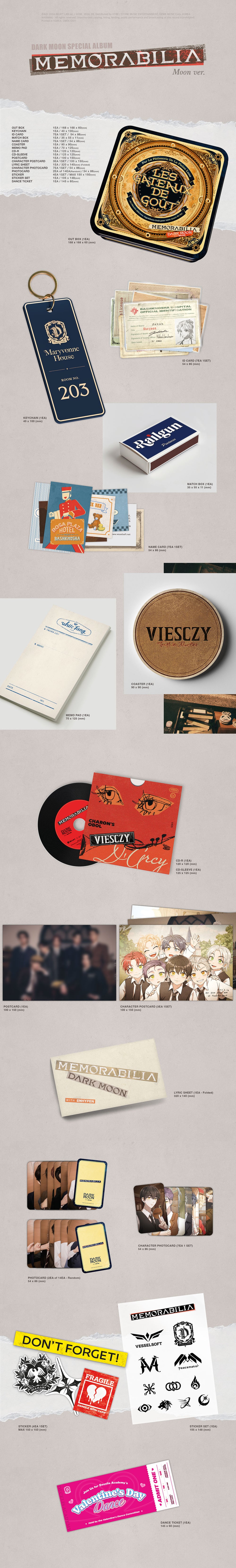 ENHYPEN - DARK MOON SPECIAL ALBUM [MEMORABILIA] (Moon ver.) – Seoul Selects
