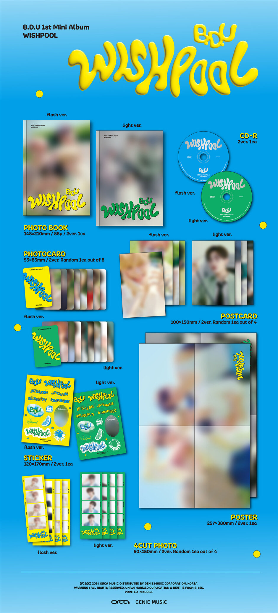 B.D.U - Wishpool / 1st Mini Album detail 3