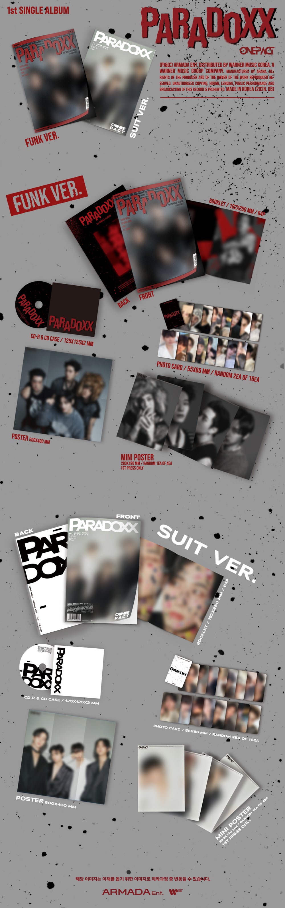 ONE PACT - PARADOXX / 1st Single Album detail 5