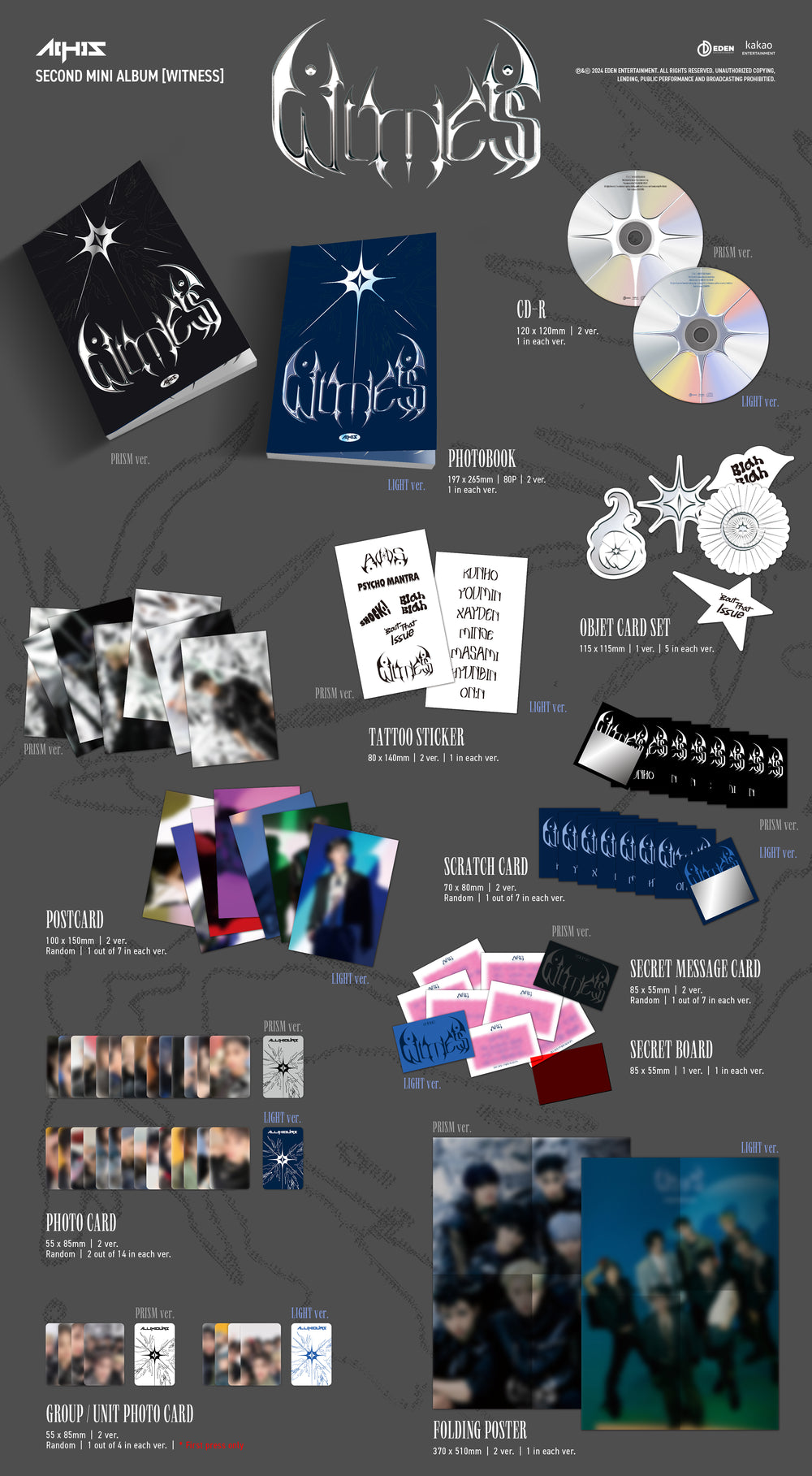ALL(H)OURS - WITNESS / 2nd Mini Album detail 3