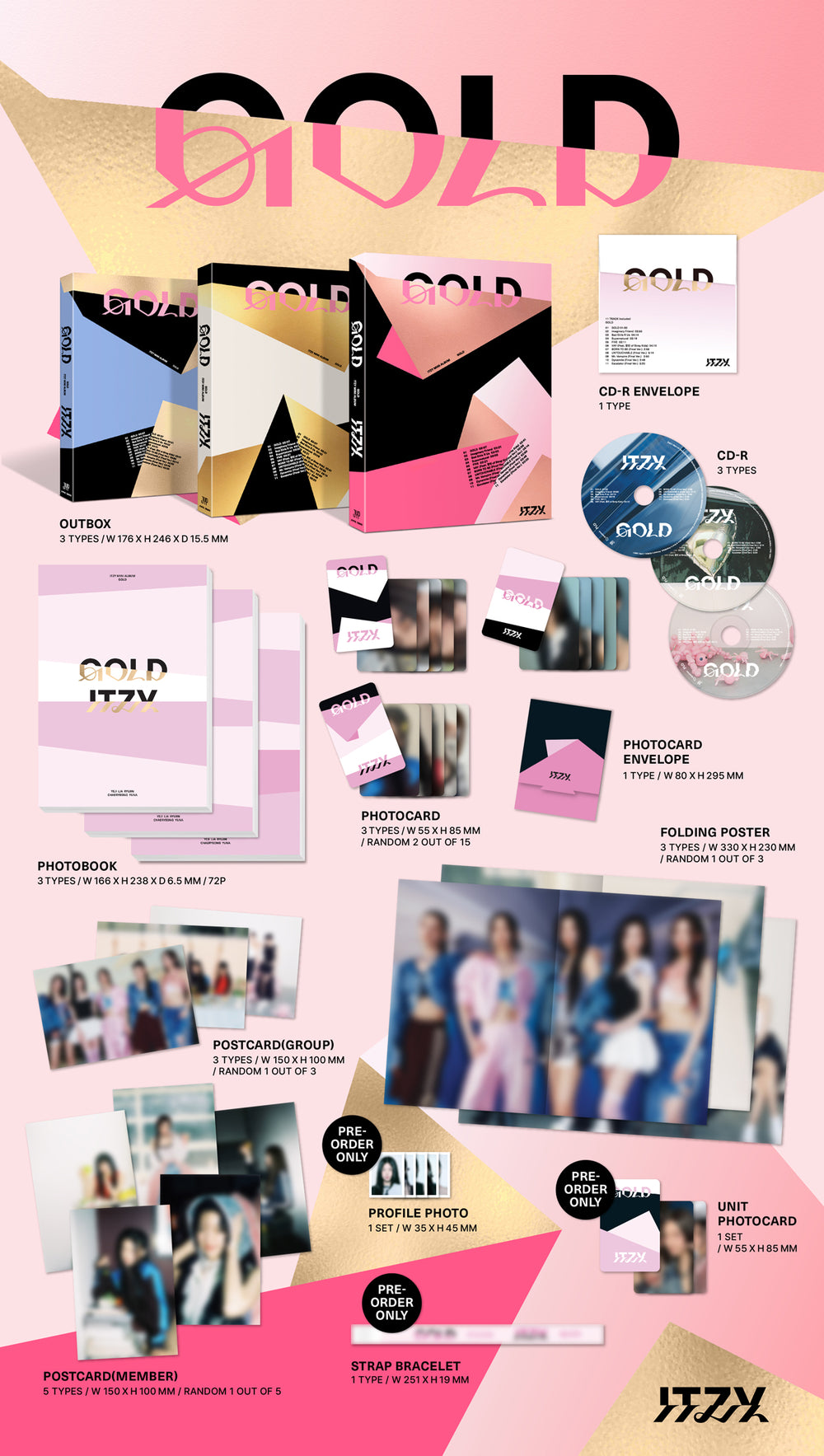 ITZY - GOLD (STANDARD) detail 5