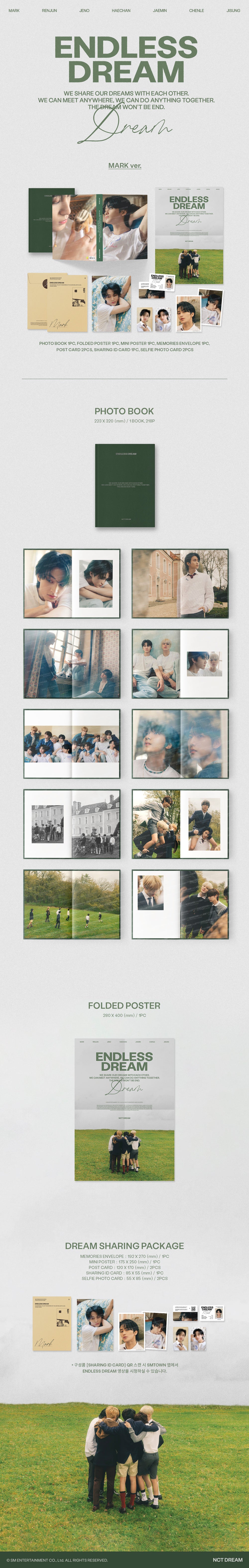 NCT DREAM - PHOTO BOOK [ENDLESS DREAM] (MARK ver.) detail 3