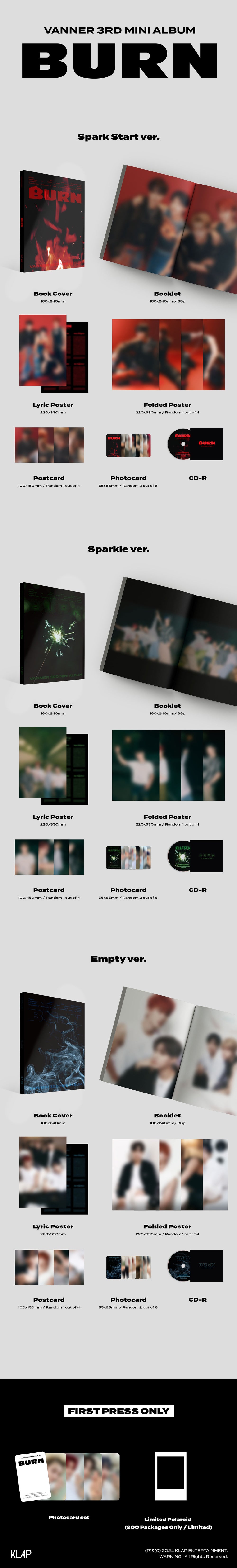 Banner - BURN / 3rd Mini Album detail 3