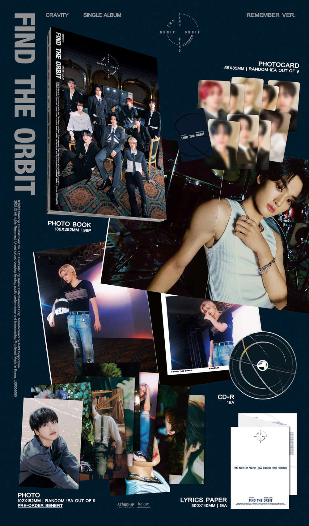 CRAVITY - FIND THE ORBIT / Single Album (REMEMBER ver.) detail 5