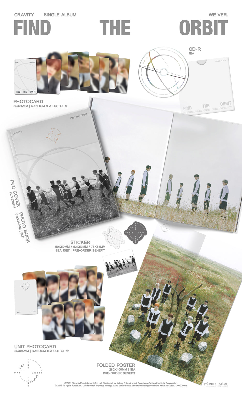 CRAVITY - FIND THE ORBIT / Single Album (WE ver.) detail 5