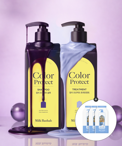[Complementary color/dye] Color protect shampoo 500ml + treatment 500ml (mini wash included)