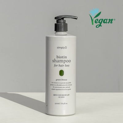 Biotin hair loss shampoo 500ml volume hair loss relief scalp care