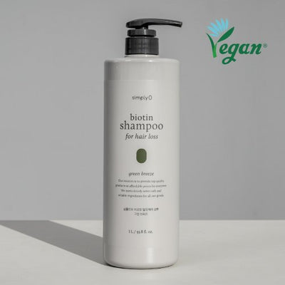 (Large volume) Biotin hair loss shampoo 1L volume hair loss relief scalp care