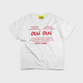 CONICHIWA BONJOUR FRENCH T(WHITE/RED)
