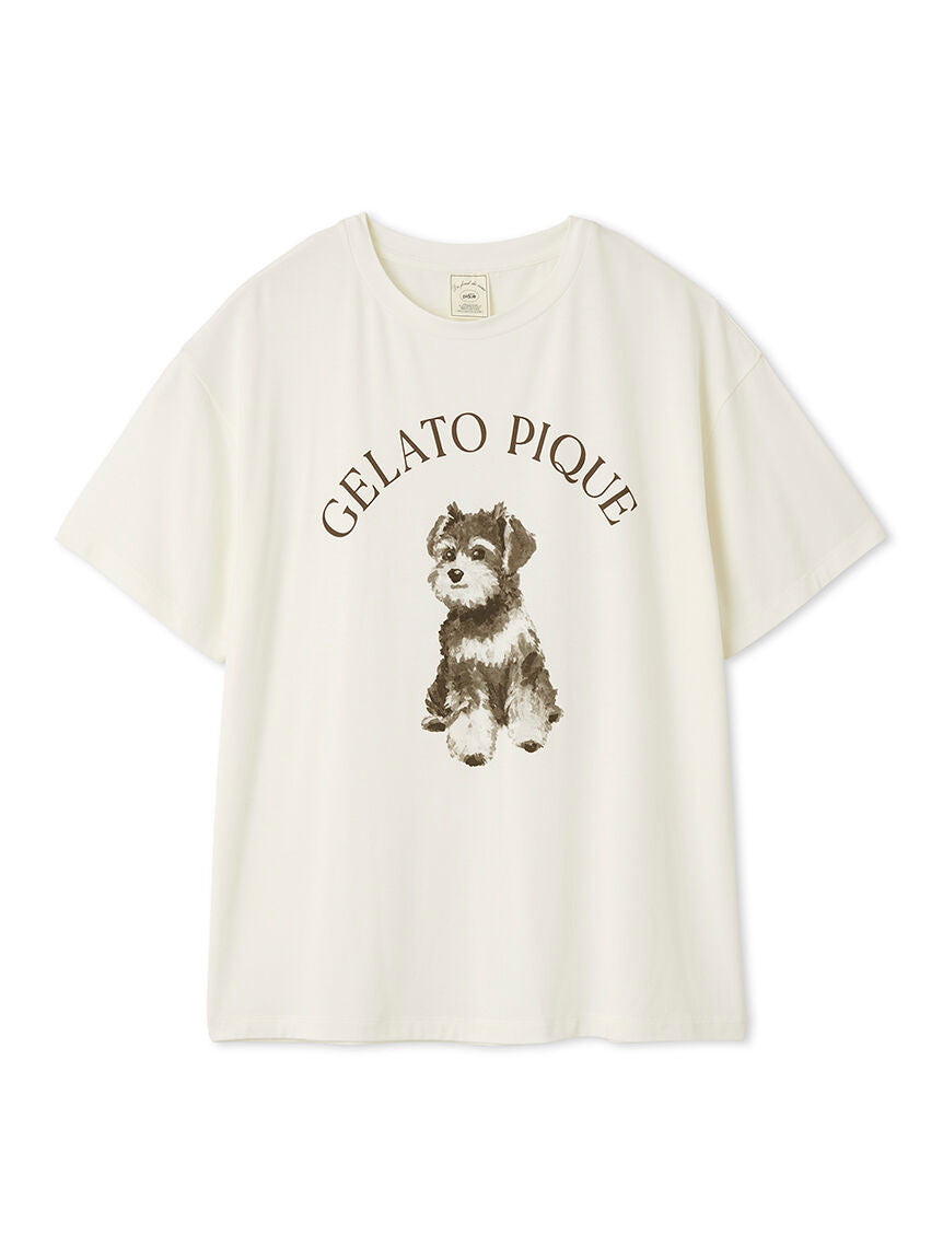 GELATO PIQUE Schnauzer one point t-shirt PWCT254311