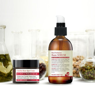BEANSCABIN Acne Duo Disinfection Serum + Trace Cream Set