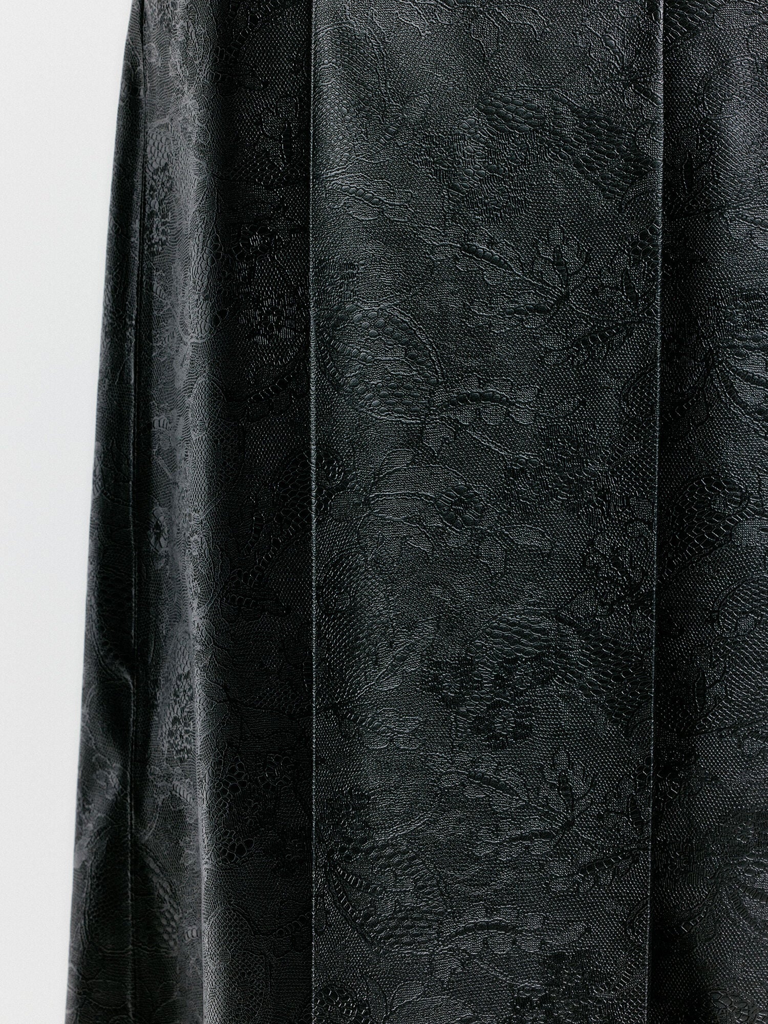 EENK YICOLE Tucked Maxi Skirt - Black