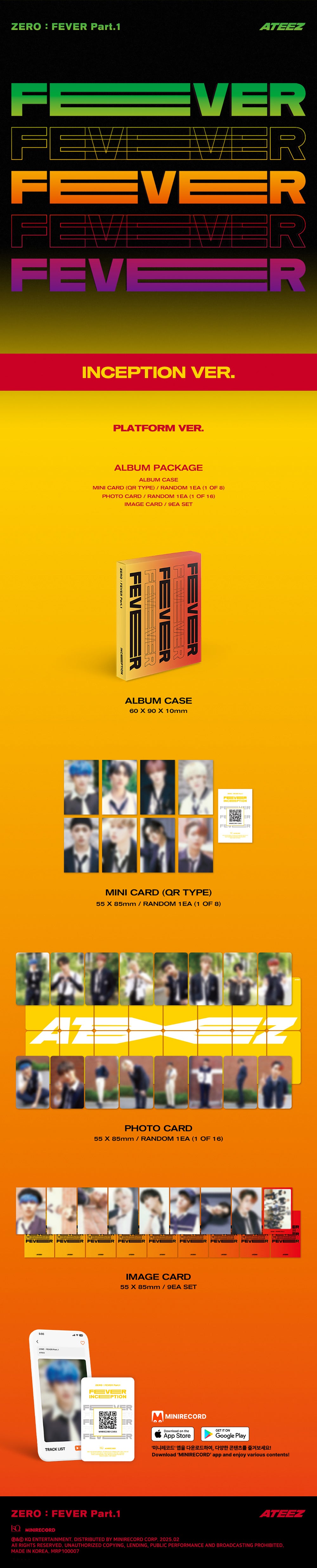ATEEZ - ZERO : FEVER Part.1 (Platform ver.) (3 Types Set) detail 6