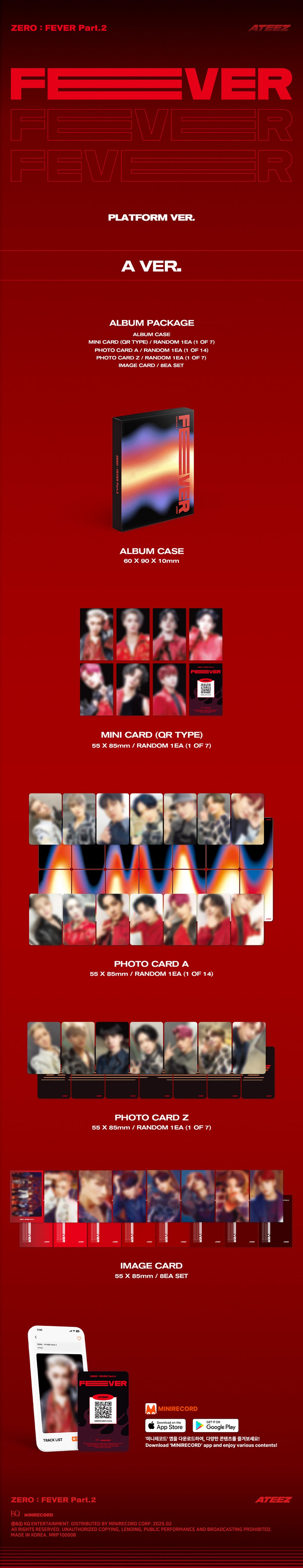 ATEEZ - ZERO : FEVER Part.2 (Platform ver.) (3 Types Set) detail 5