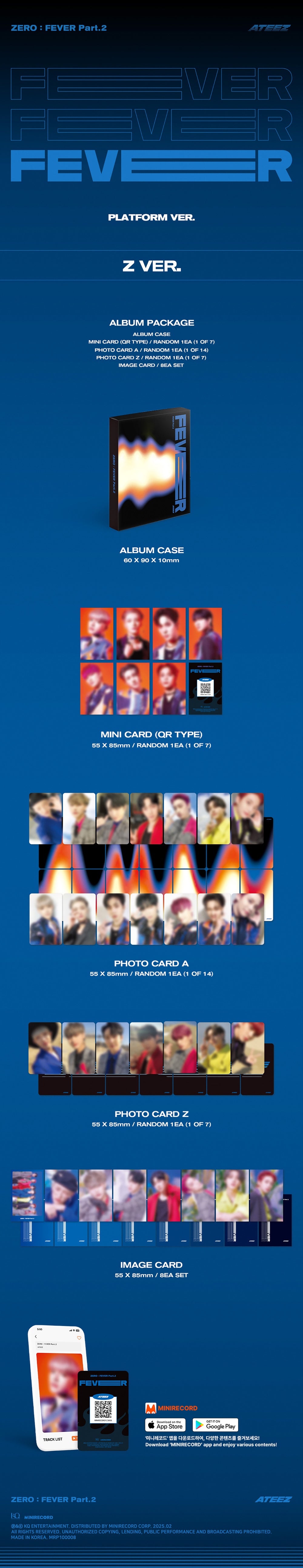 ATEEZ - ZERO : FEVER Part.2 (Platform ver.) (3 Types Set) detail 6