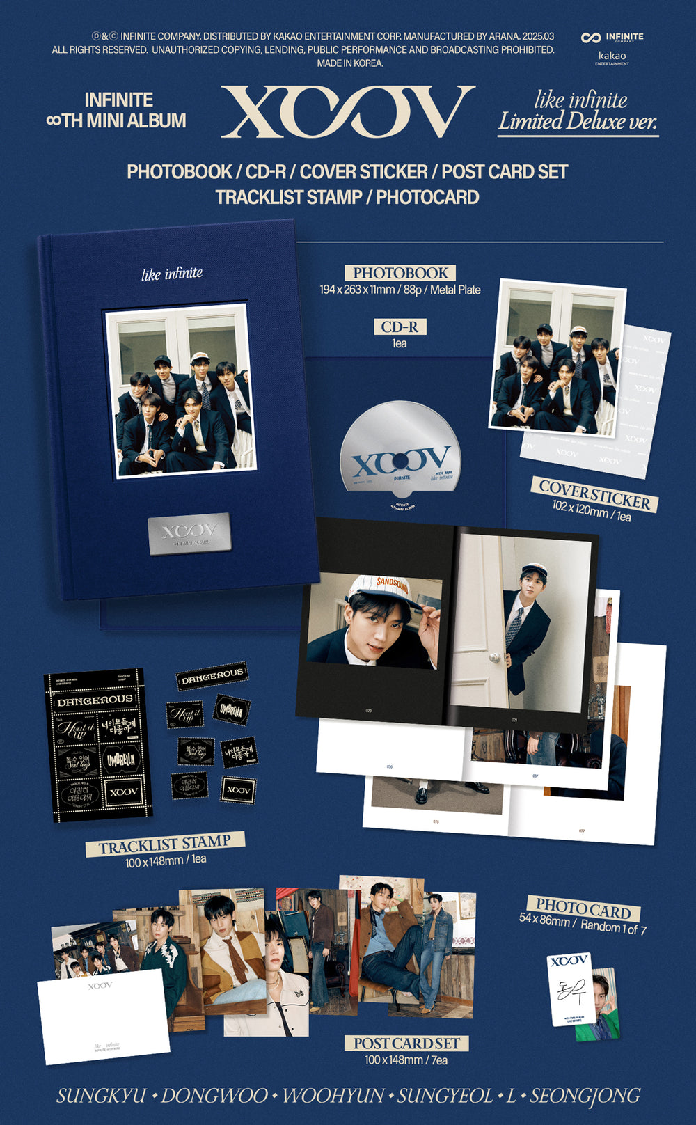 INFINITE - LIKE INFINITE / 8th Mini Album (Limited Deluxe ver.) detail 5