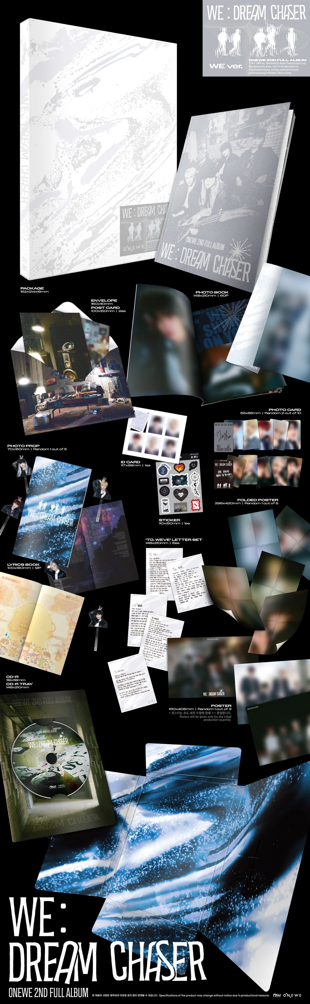 ONEWE - WE : Dream Chaser / 2nd Full Album (WE ver.) detail 5