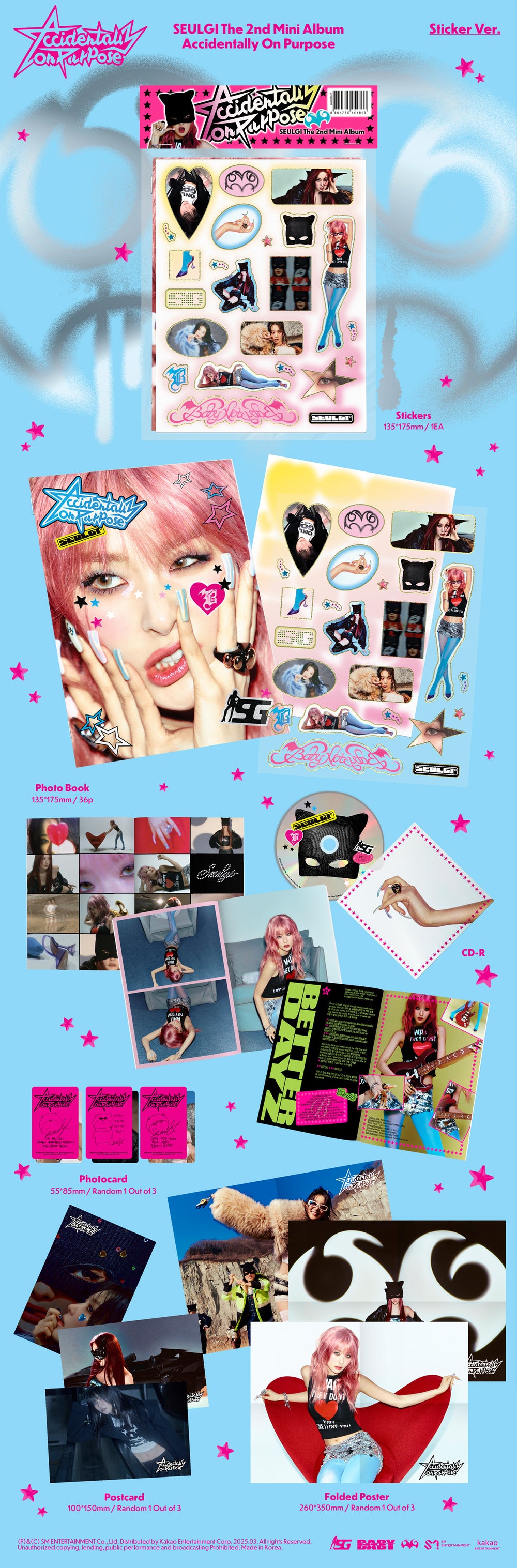 SEULGI - Accidentally On Purpose / 2nd Mini Album (Sticker Ver.) detail 5