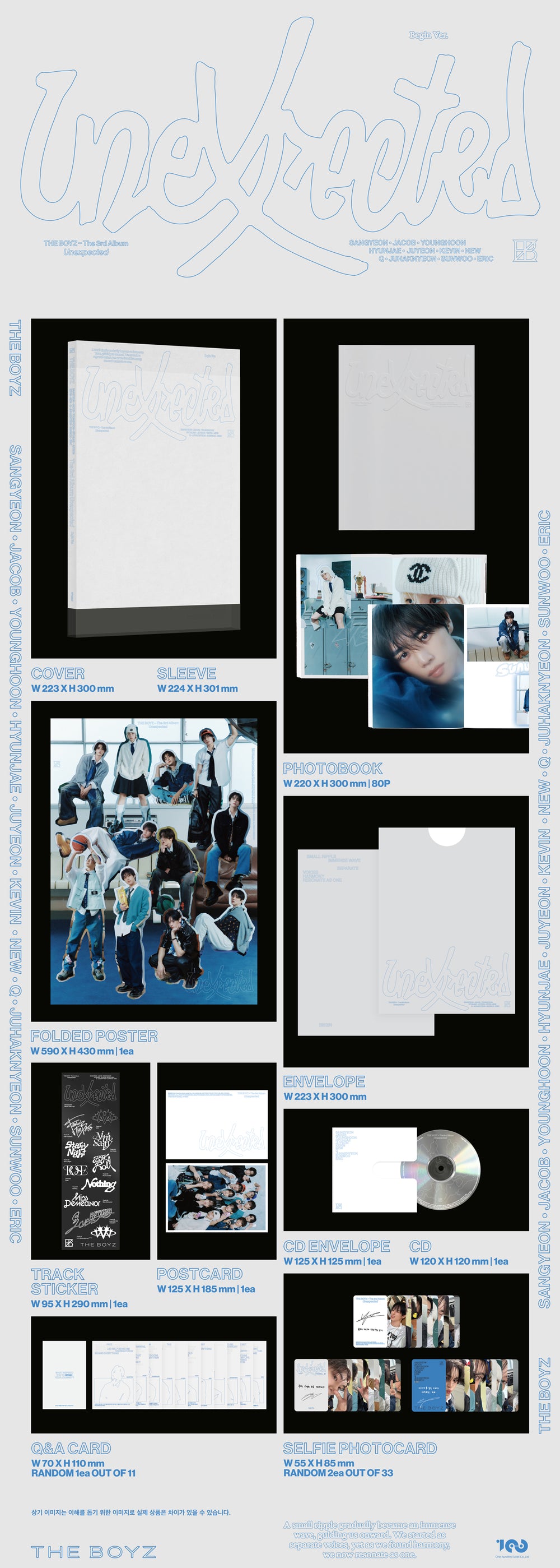 THE BOYZ - Unexpected / 3rd Full Album detail 6