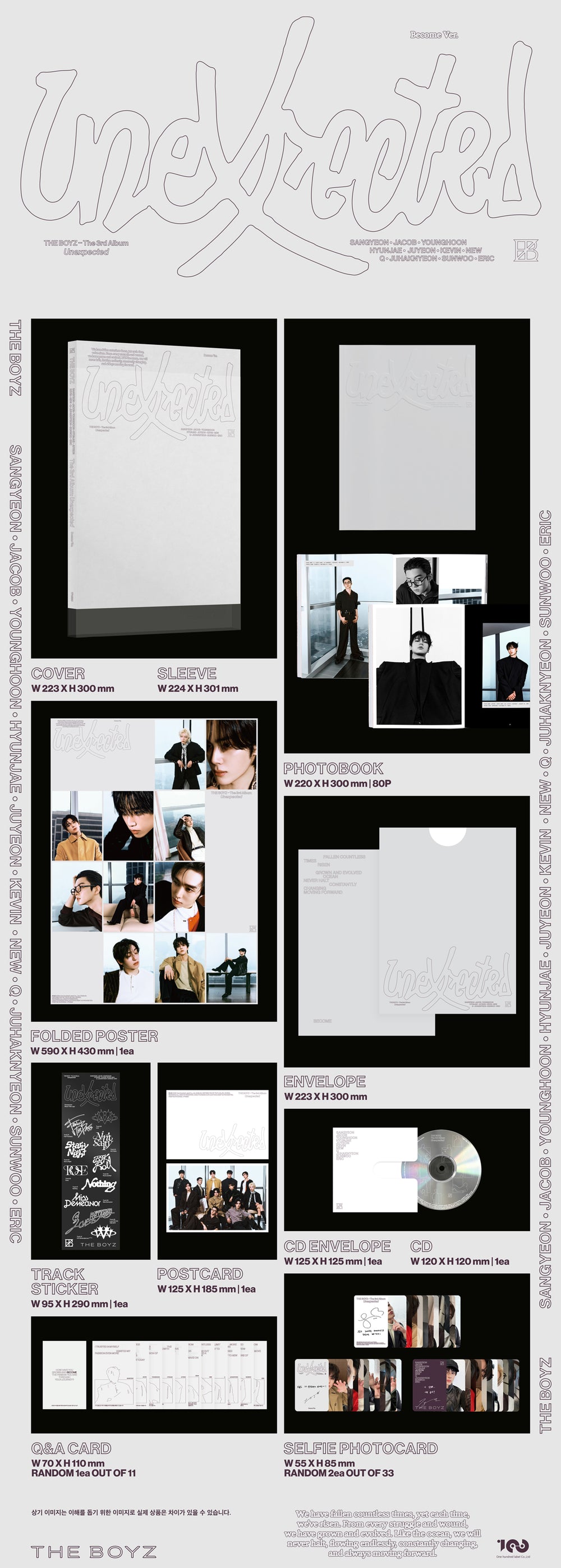 THE BOYZ - Unexpected / 3rd Full Album detail 7
