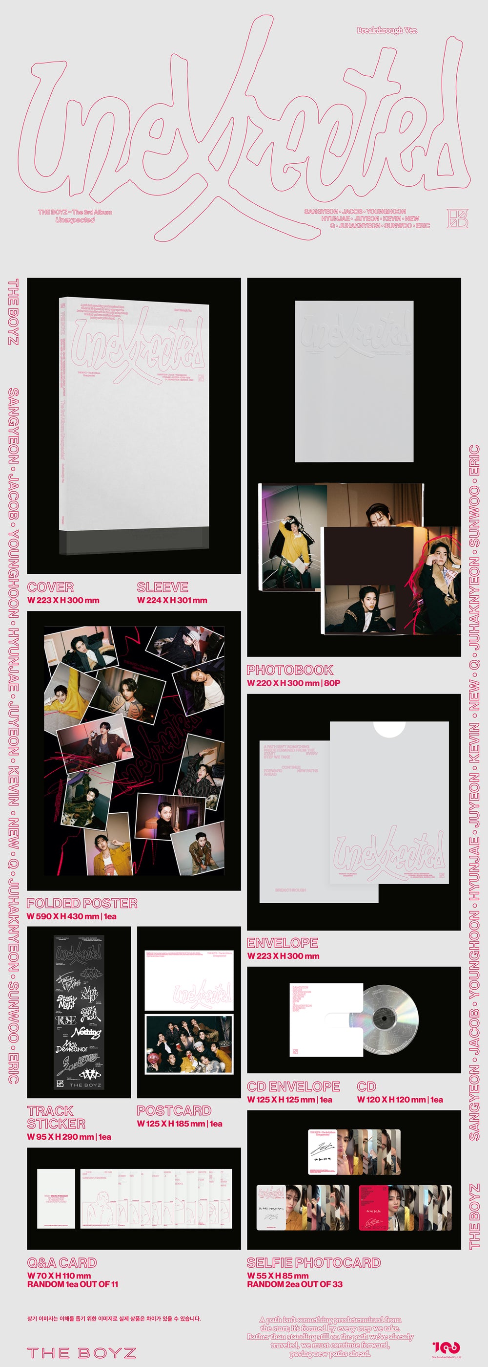 THE BOYZ - Unexpected / 3rd Full Album detail 8