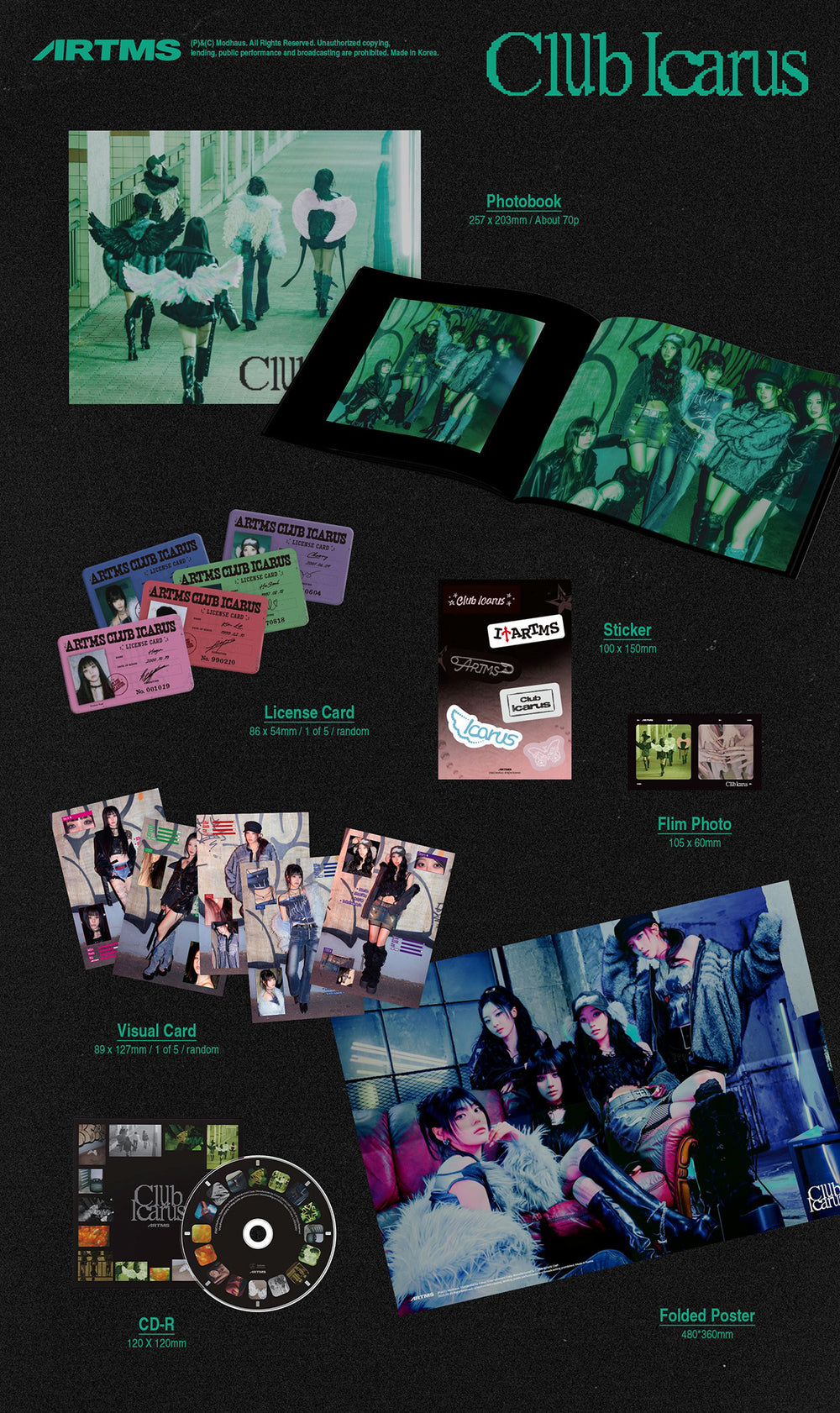 ARTMS - Club Icarus / 1st Mini Album (Aver.) detail 5