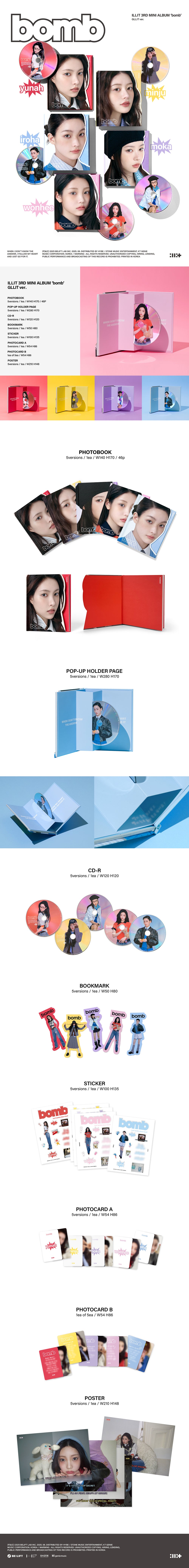 ILLIT - bomb / 3rd Mini Album (GLLIT ver.) detail 6