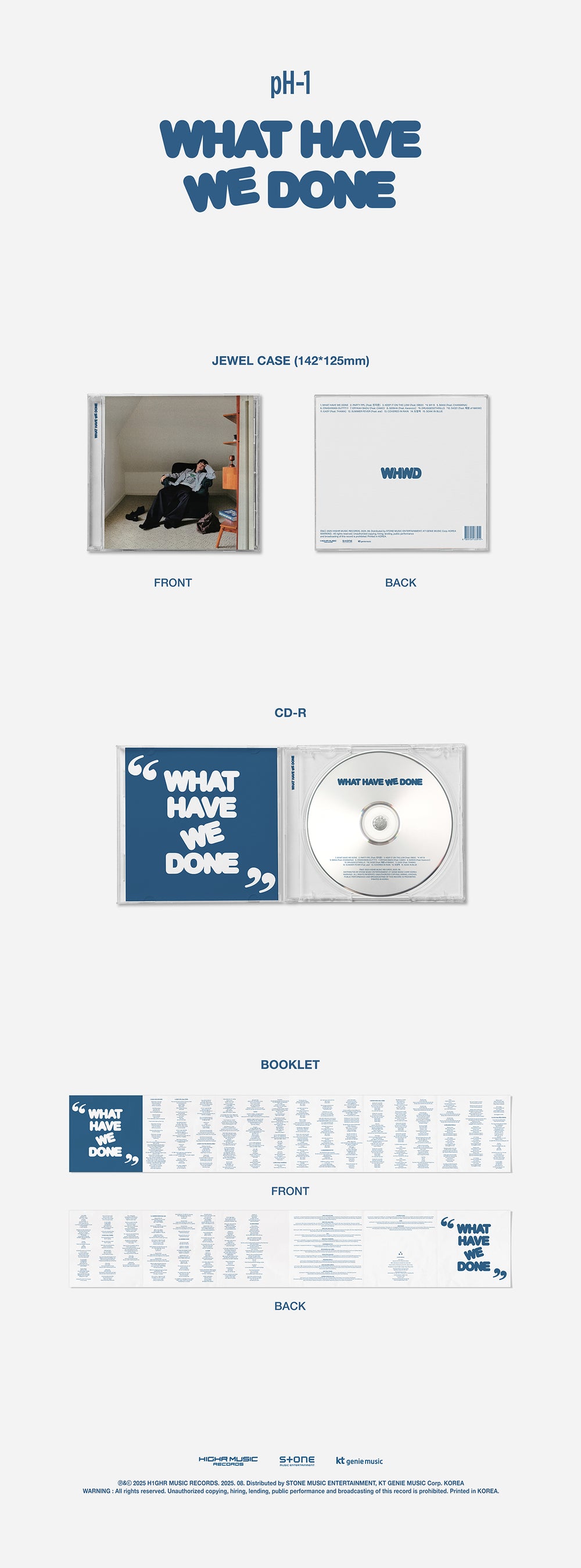 pH-1 - WHAT HAVE WE DONE / 3rd Full Album detail 5