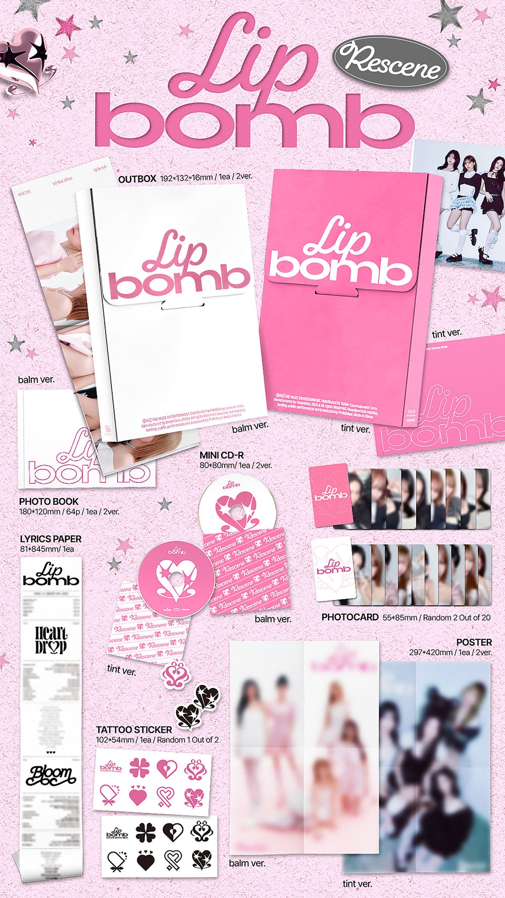 RESCENE - lip bomb / 3rd Mini Album detail 5