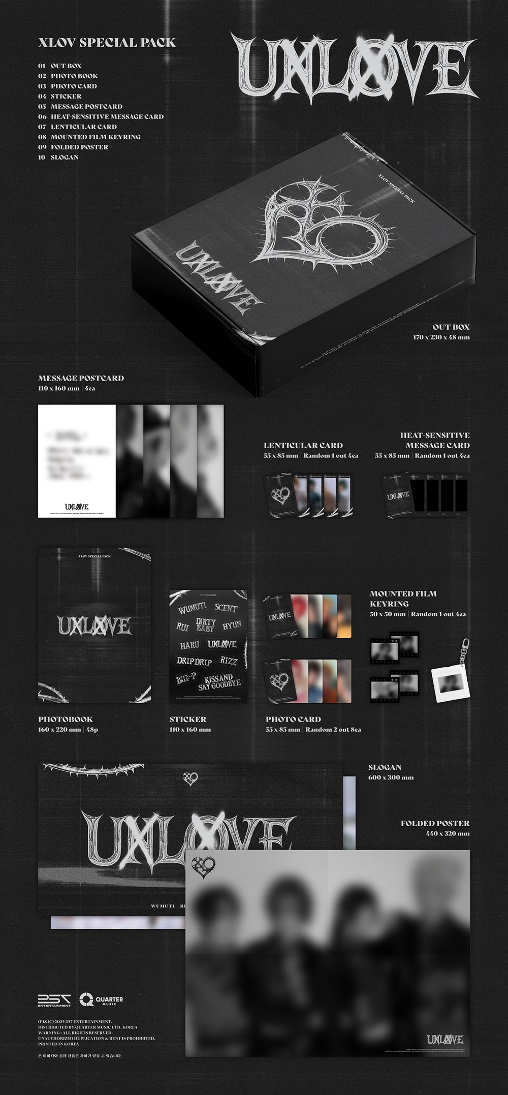 XLOV - UXLXVE / 1st Mini Album (SPECIAL PACK VER.) detail 5