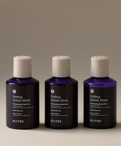 BLITHE Patting Splash Face Wash Pack Purple Berry Set of 3