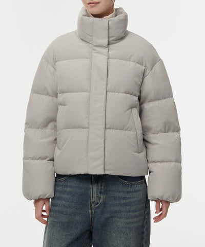 MUSINSA STANDARD WOMAN Padded Jacket Light Beige