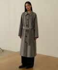 MUSINSA STANDARD WOMAN MUSINSA STANDARD WOMAN Cashmere Blend Handmade Balmacan Robe Coat [Medium]
