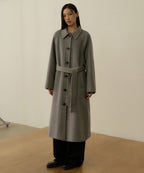 MUSINSA STANDARD WOMAN MUSINSA STANDARD WOMAN Cashmere Blend Handmade Balmacan Robe Coat [Medium]