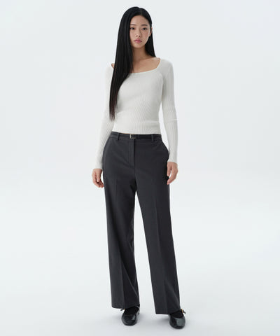MUSINSA STANDARD WOMAN Slacks Gray