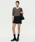 MUSINSA STANDARD WOMAN MUSINSA STANDARD WOMAN Women's Slit Mini Skirt [Black]